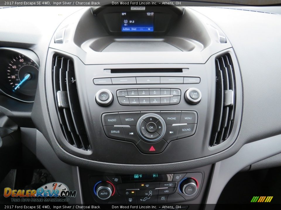 2017 Ford Escape SE 4WD Ingot Silver / Charcoal Black Photo #29