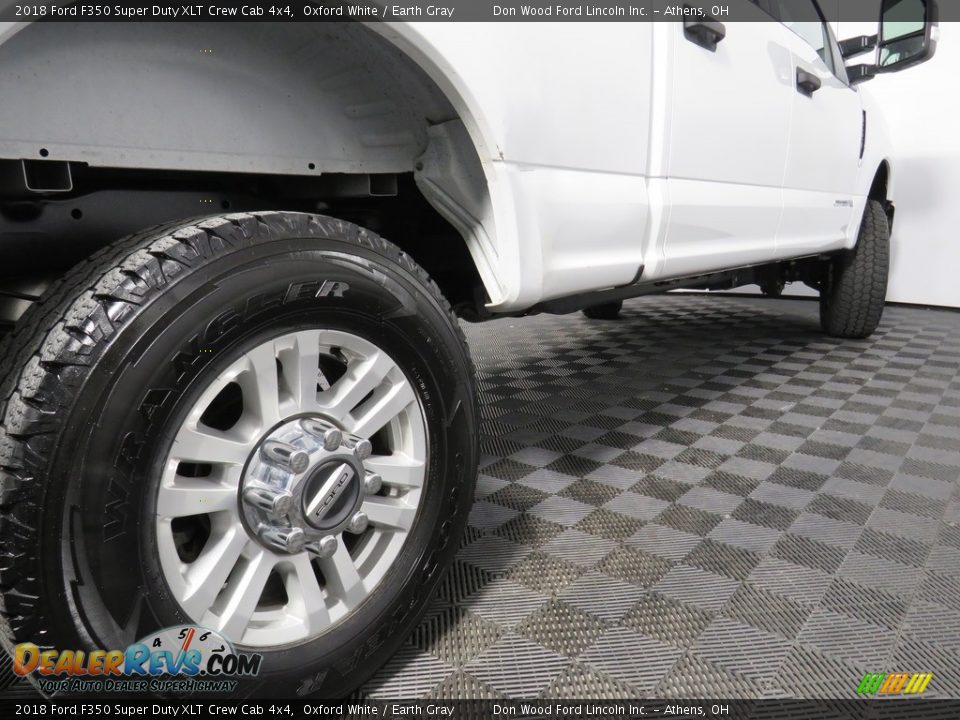 2018 Ford F350 Super Duty XLT Crew Cab 4x4 Oxford White / Earth Gray Photo #8