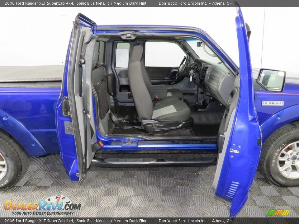 2006 Ford Ranger XLT SuperCab 4x4 Sonic Blue Metallic / Medium Dark Flint Photo #14