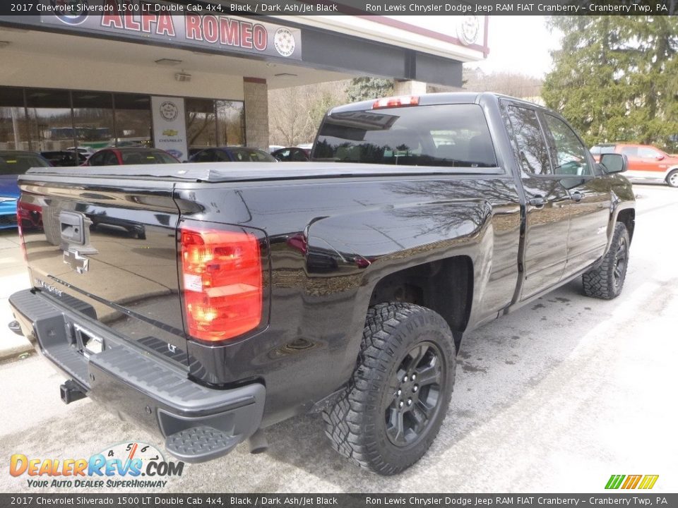 2017 Chevrolet Silverado 1500 LT Double Cab 4x4 Black / Dark Ash/Jet Black Photo #2