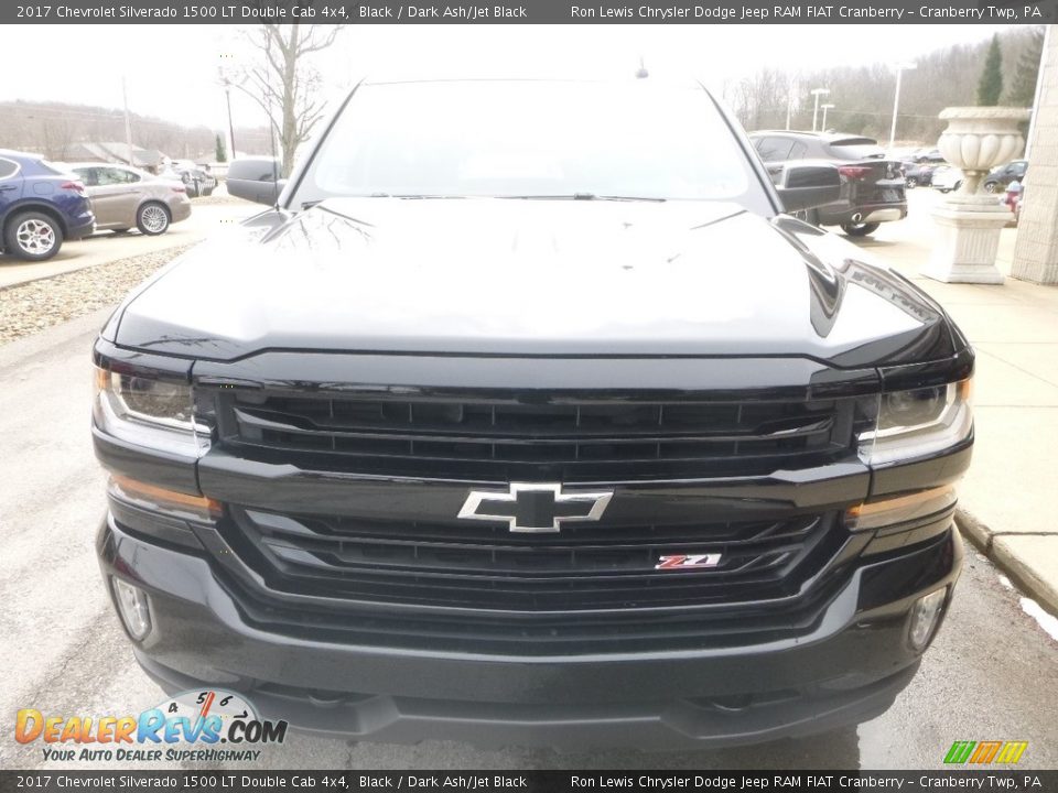 2017 Chevrolet Silverado 1500 LT Double Cab 4x4 Black / Dark Ash/Jet Black Photo #4