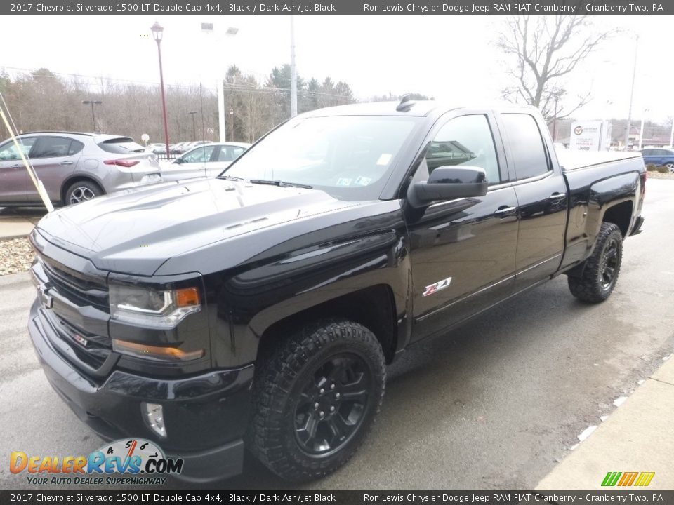 2017 Chevrolet Silverado 1500 LT Double Cab 4x4 Black / Dark Ash/Jet Black Photo #5