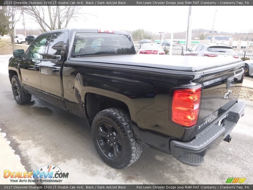 2017 Chevrolet Silverado 1500 LT Double Cab 4x4 Black / Dark Ash/Jet Black Photo #7