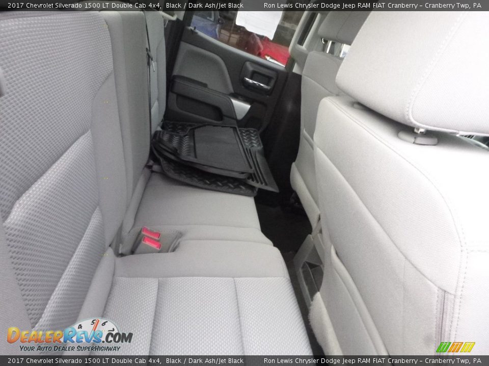 2017 Chevrolet Silverado 1500 LT Double Cab 4x4 Black / Dark Ash/Jet Black Photo #10