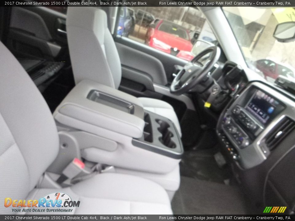 2017 Chevrolet Silverado 1500 LT Double Cab 4x4 Black / Dark Ash/Jet Black Photo #11