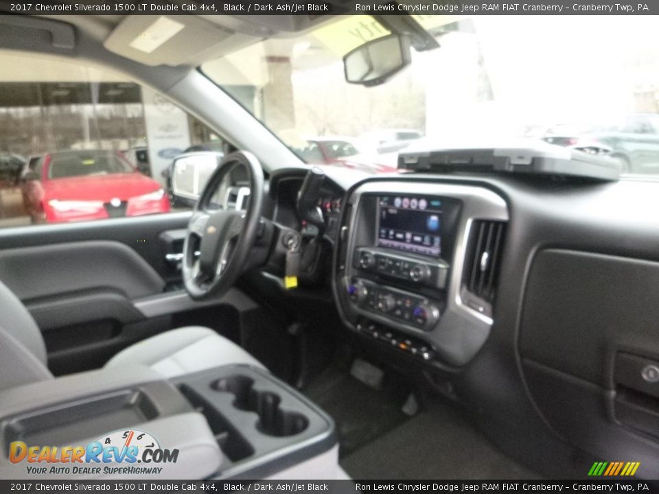 2017 Chevrolet Silverado 1500 LT Double Cab 4x4 Black / Dark Ash/Jet Black Photo #12