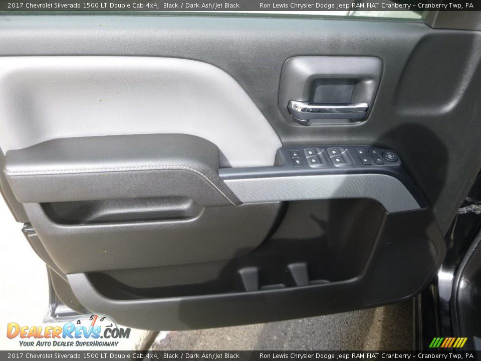 2017 Chevrolet Silverado 1500 LT Double Cab 4x4 Black / Dark Ash/Jet Black Photo #13
