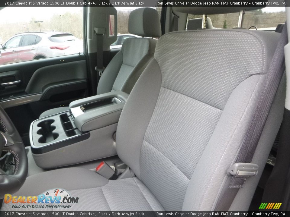 2017 Chevrolet Silverado 1500 LT Double Cab 4x4 Black / Dark Ash/Jet Black Photo #14