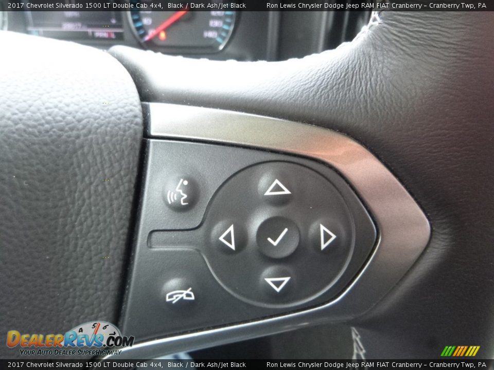 2017 Chevrolet Silverado 1500 LT Double Cab 4x4 Black / Dark Ash/Jet Black Photo #18