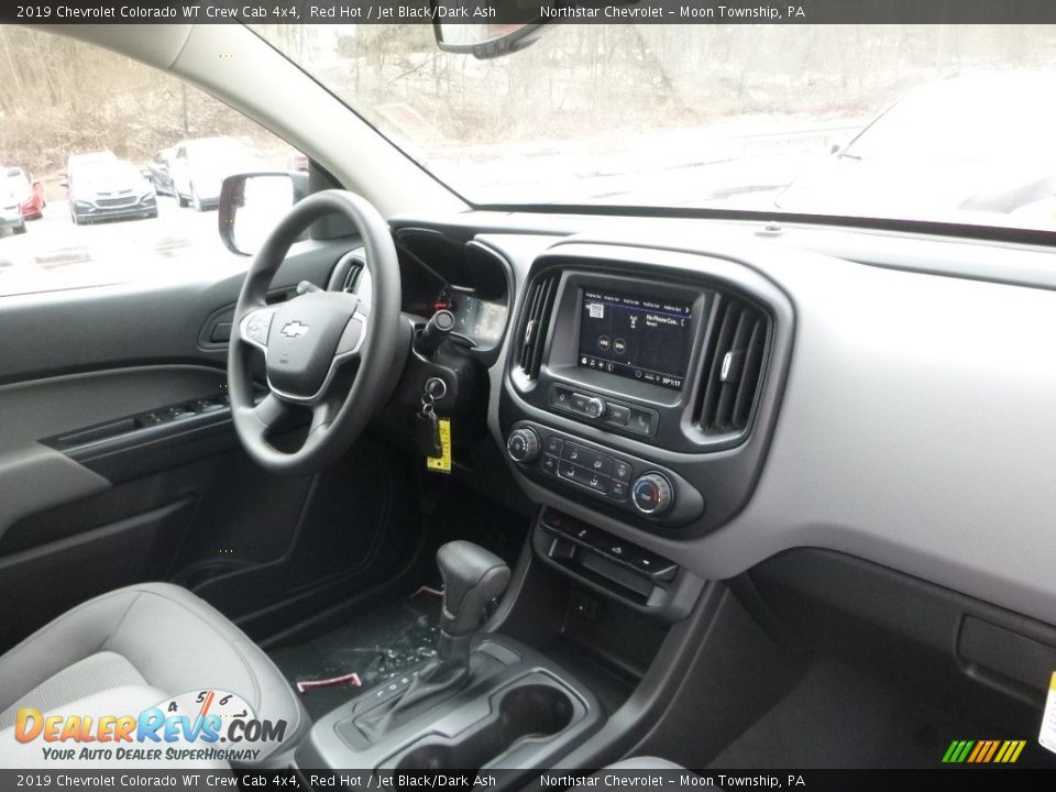2019 Chevrolet Colorado WT Crew Cab 4x4 Red Hot / Jet Black/Dark Ash Photo #11
