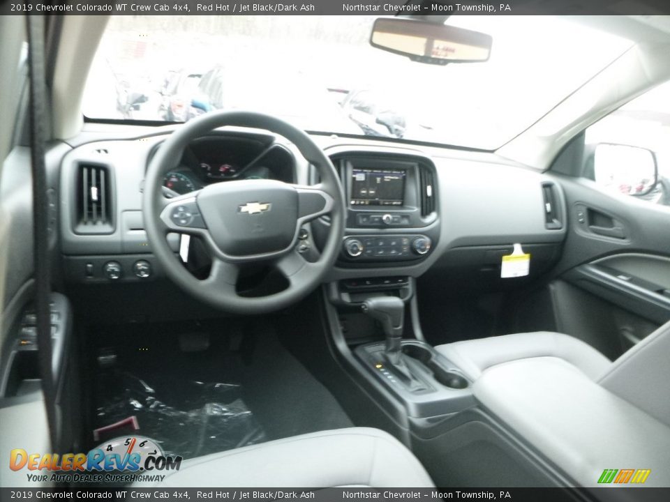 2019 Chevrolet Colorado WT Crew Cab 4x4 Red Hot / Jet Black/Dark Ash Photo #14