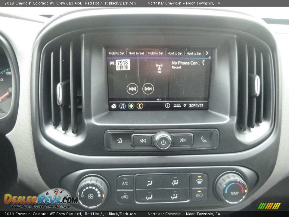 2019 Chevrolet Colorado WT Crew Cab 4x4 Red Hot / Jet Black/Dark Ash Photo #18