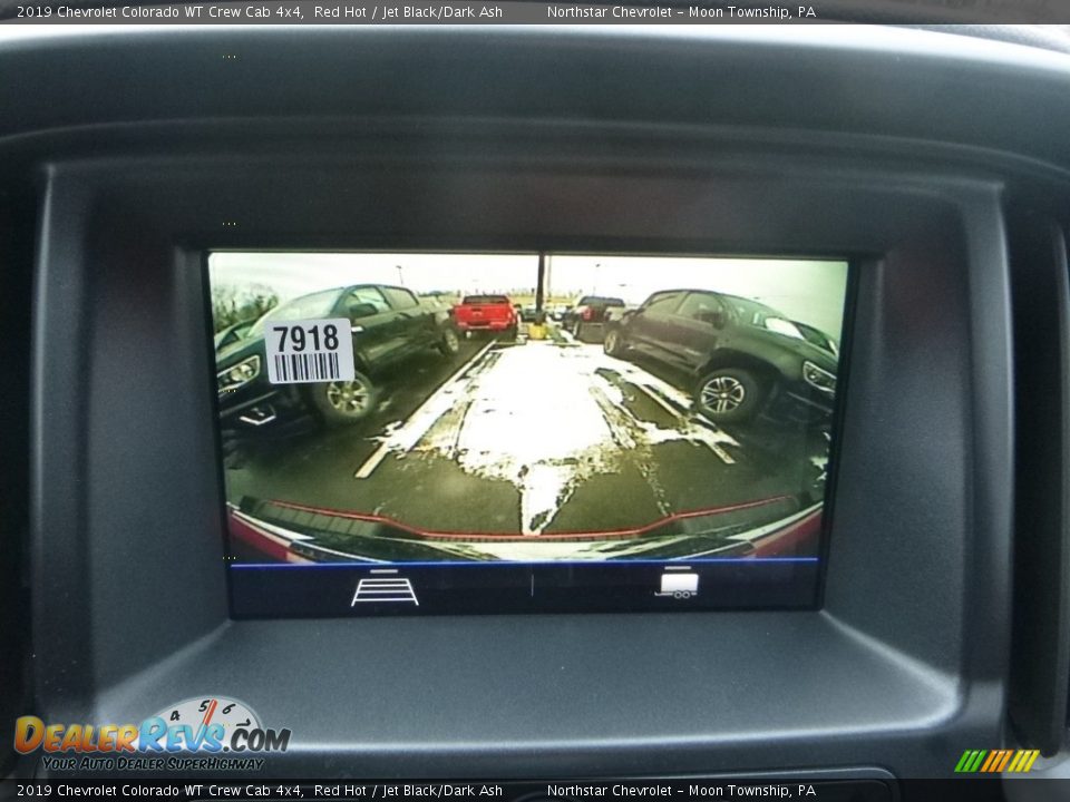 2019 Chevrolet Colorado WT Crew Cab 4x4 Red Hot / Jet Black/Dark Ash Photo #19