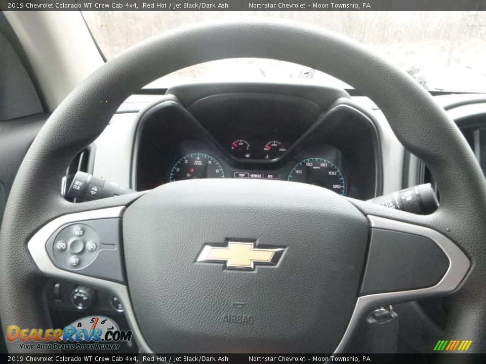 2019 Chevrolet Colorado WT Crew Cab 4x4 Red Hot / Jet Black/Dark Ash Photo #20