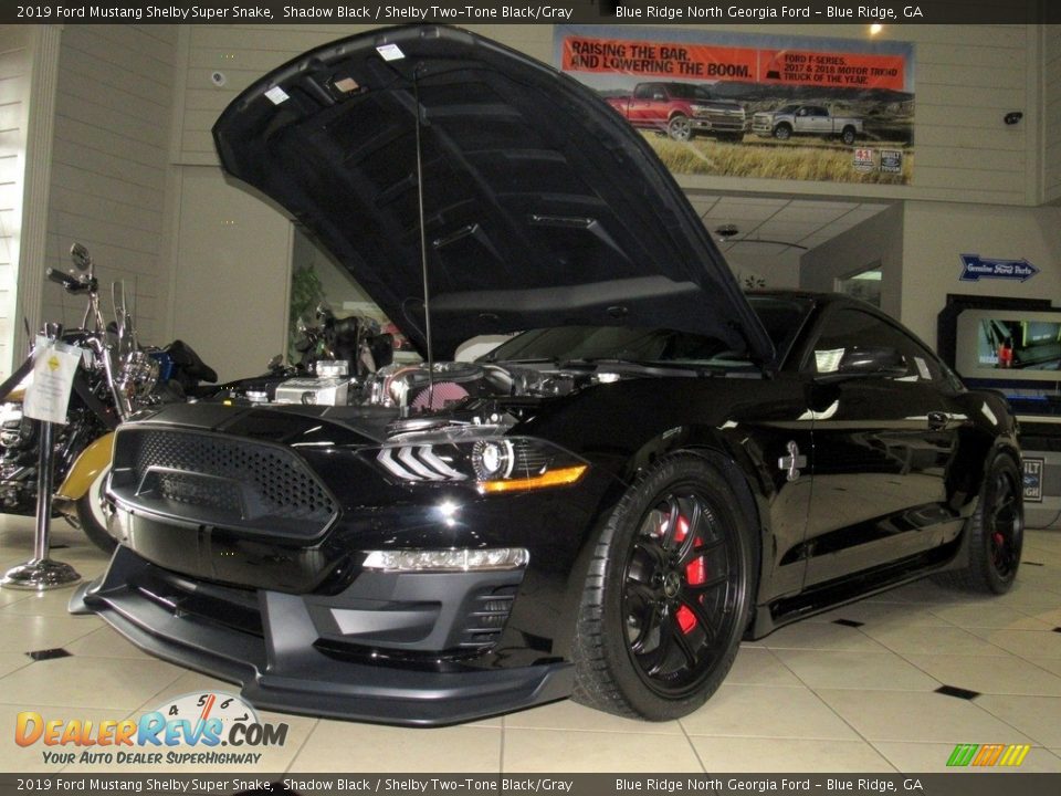 2019 Ford Mustang Shelby Super Snake Shadow Black / Shelby Two-Tone Black/Gray Photo #2
