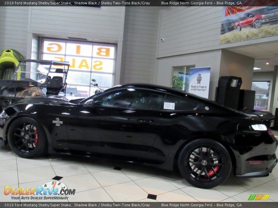 2019 Ford Mustang Shelby Super Snake Shadow Black / Shelby Two-Tone Black/Gray Photo #3