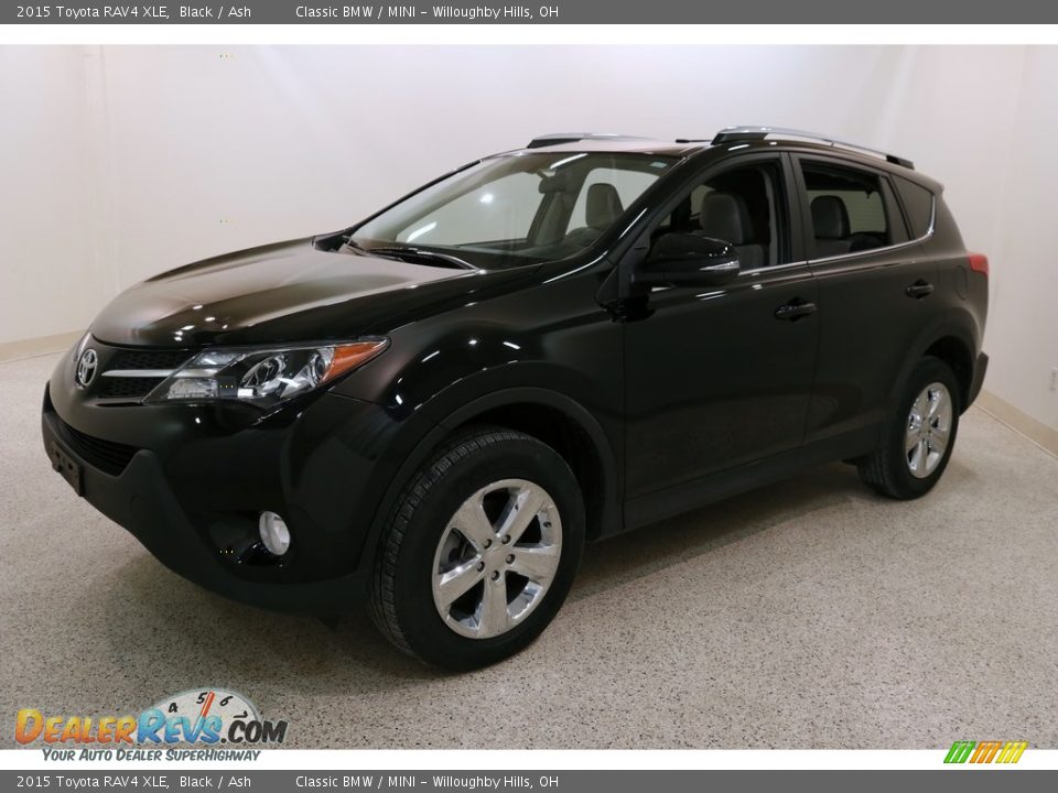 2015 Toyota RAV4 XLE Black / Ash Photo #3