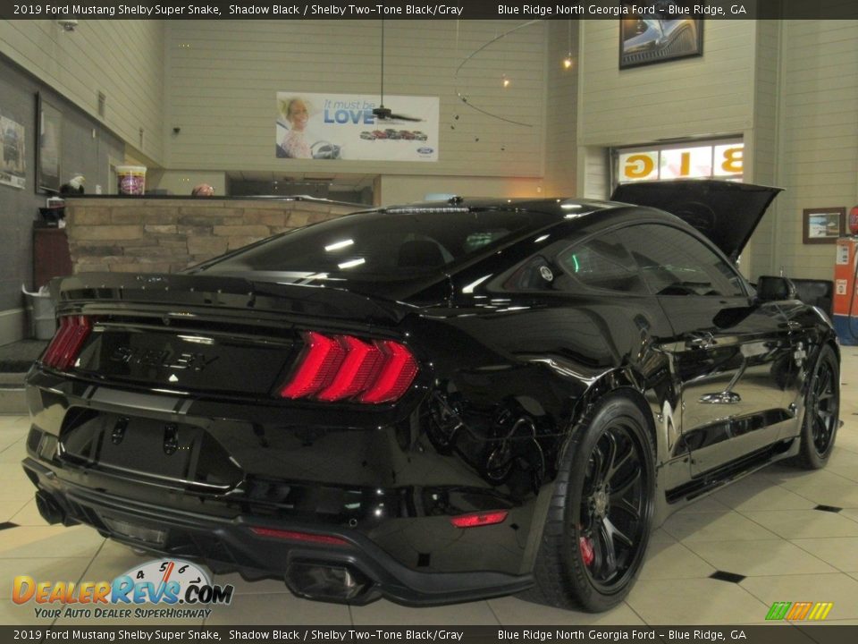 2019 Ford Mustang Shelby Super Snake Shadow Black / Shelby Two-Tone Black/Gray Photo #6