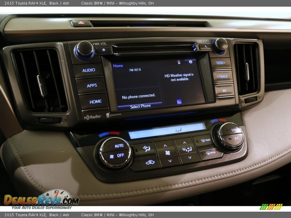 2015 Toyota RAV4 XLE Black / Ash Photo #8