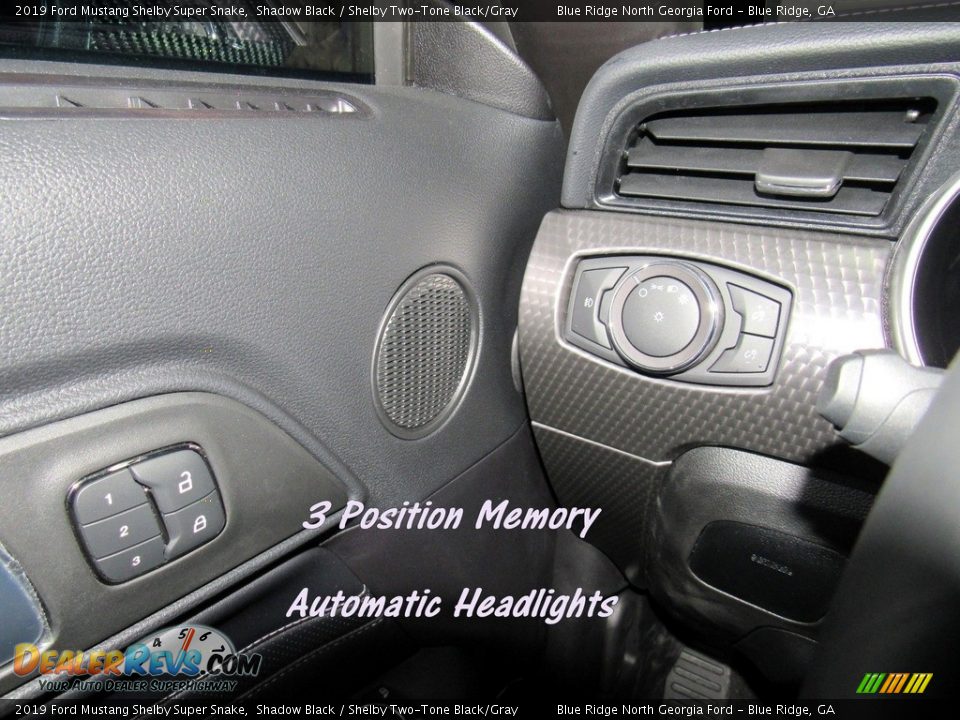 2019 Ford Mustang Shelby Super Snake Shadow Black / Shelby Two-Tone Black/Gray Photo #23