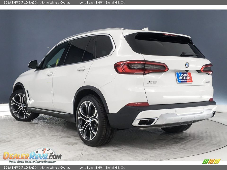 2019 BMW X5 xDrive50i Alpine White / Cognac Photo #2
