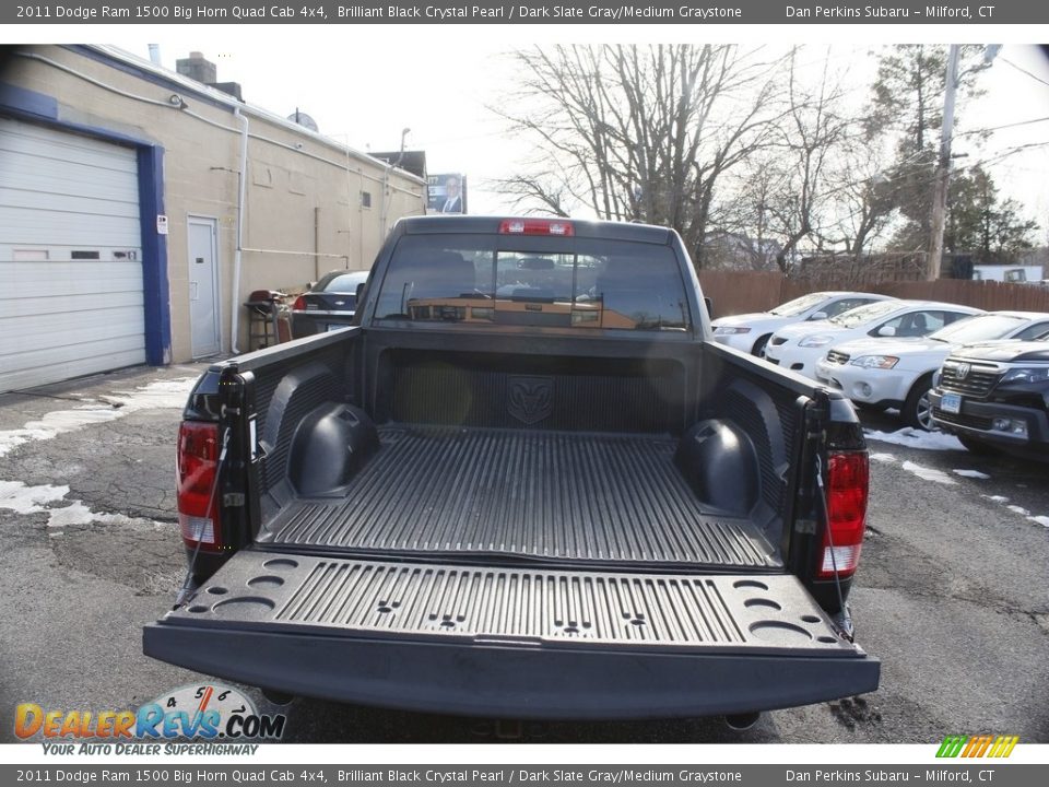 2011 Dodge Ram 1500 Big Horn Quad Cab 4x4 Brilliant Black Crystal Pearl / Dark Slate Gray/Medium Graystone Photo #8