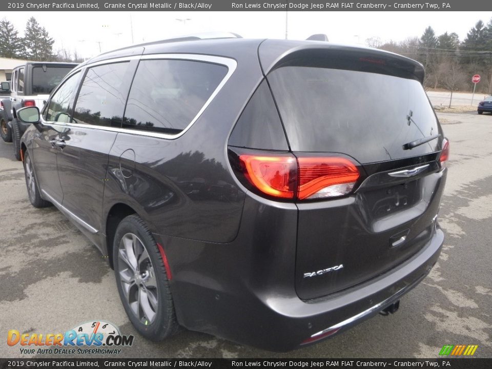 2019 Chrysler Pacifica Limited Granite Crystal Metallic / Black/Alloy Photo #3