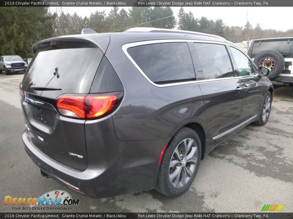2019 Chrysler Pacifica Limited Granite Crystal Metallic / Black/Alloy Photo #5