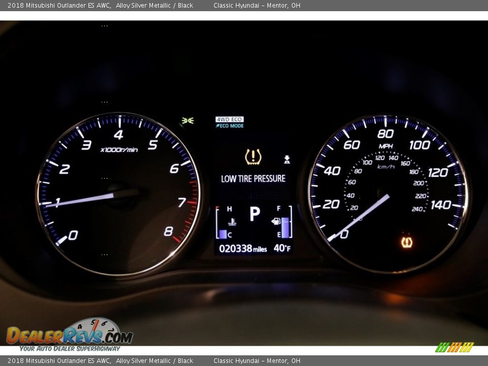 2018 Mitsubishi Outlander ES AWC Gauges Photo #8