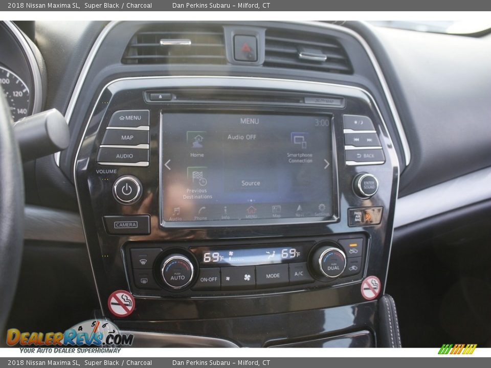 2018 Nissan Maxima SL Super Black / Charcoal Photo #13