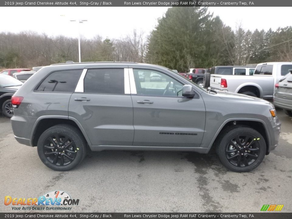 2019 Jeep Grand Cherokee Altitude 4x4 Sting-Gray / Black Photo #6