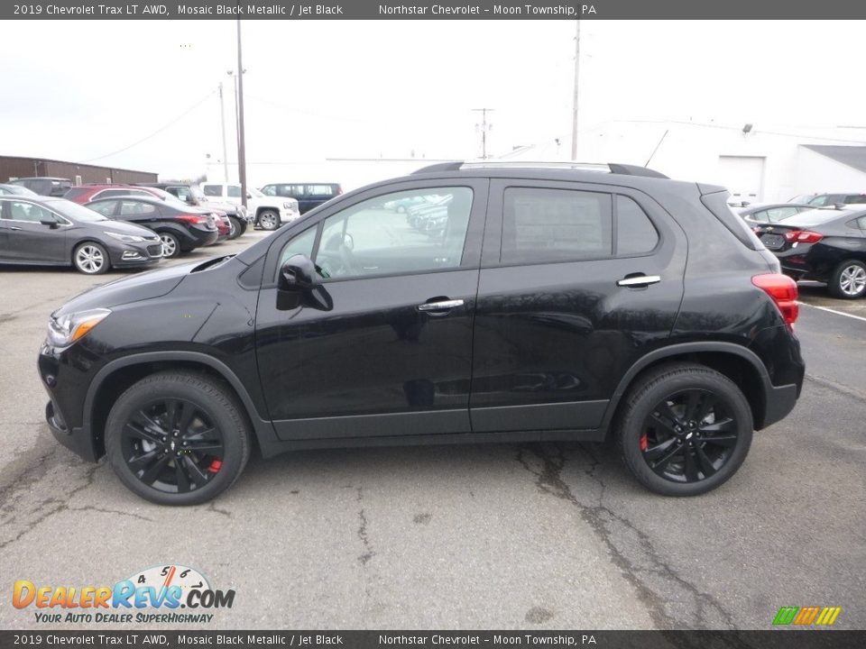 2019 Chevrolet Trax LT AWD Mosaic Black Metallic / Jet Black Photo #2
