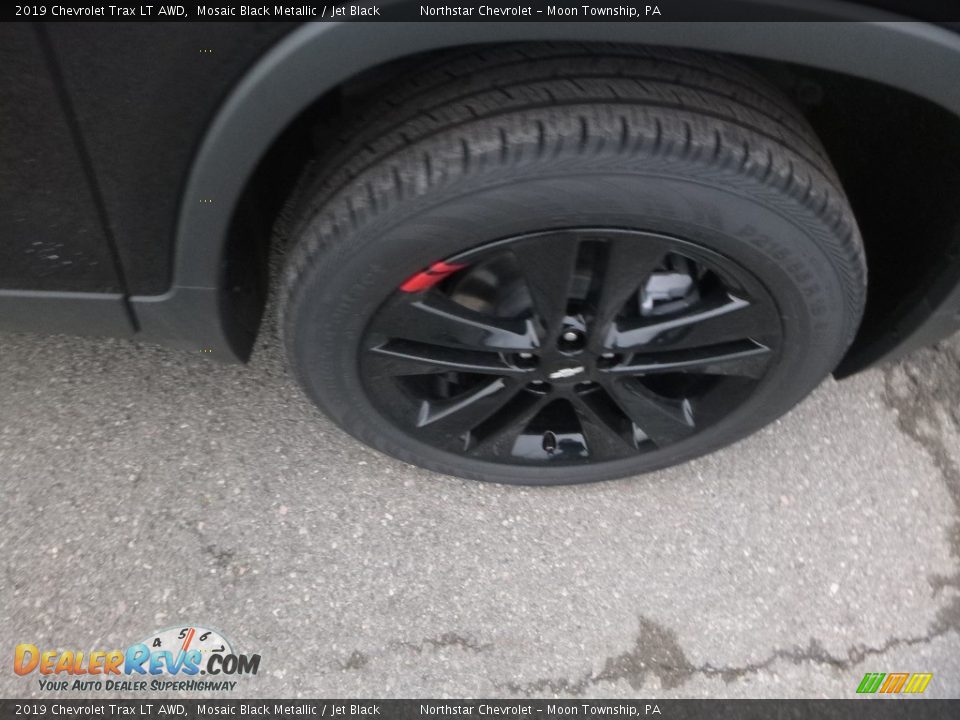 2019 Chevrolet Trax LT AWD Mosaic Black Metallic / Jet Black Photo #9