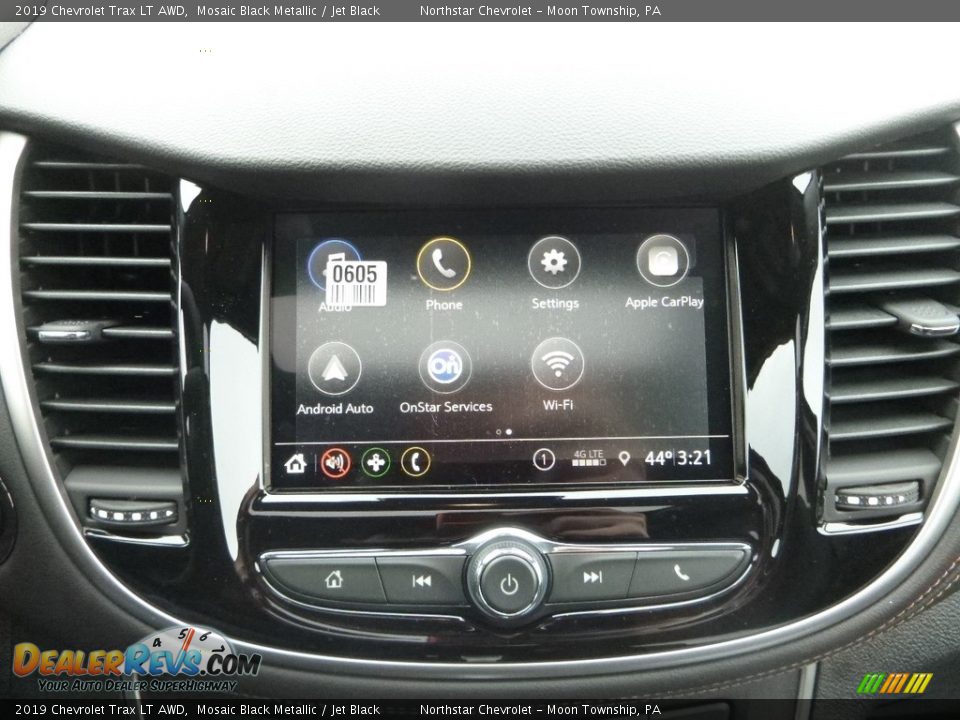 2019 Chevrolet Trax LT AWD Mosaic Black Metallic / Jet Black Photo #17