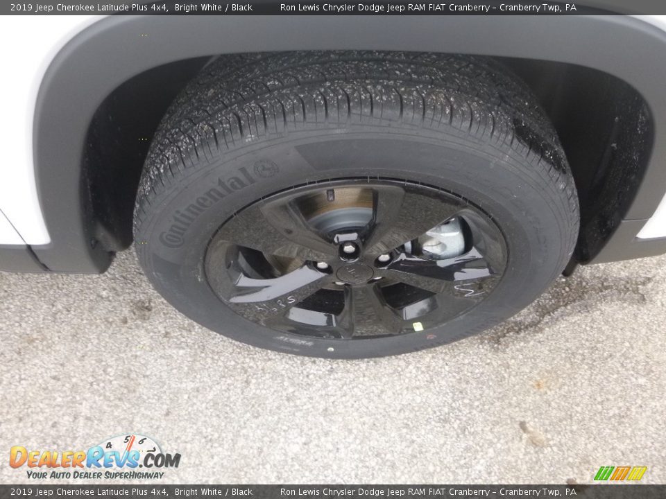 2019 Jeep Cherokee Latitude Plus 4x4 Bright White / Black Photo #9