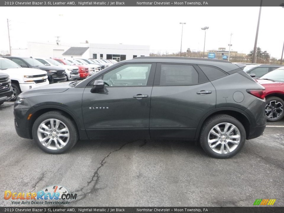 2019 Chevrolet Blazer 3.6L Leather AWD Nightfall Metallic / Jet Black Photo #2