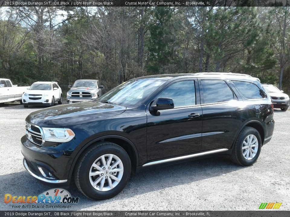 2019 Dodge Durango SXT DB Black / Light Frost Beige/Black Photo #1
