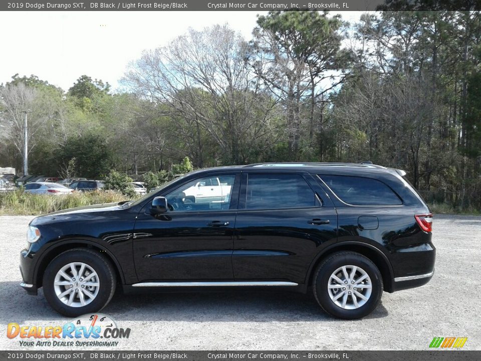 2019 Dodge Durango SXT DB Black / Light Frost Beige/Black Photo #2