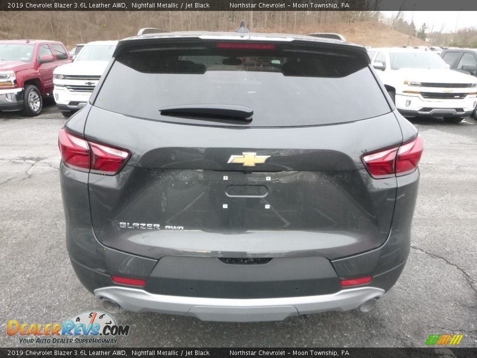 2019 Chevrolet Blazer 3.6L Leather AWD Nightfall Metallic / Jet Black Photo #4