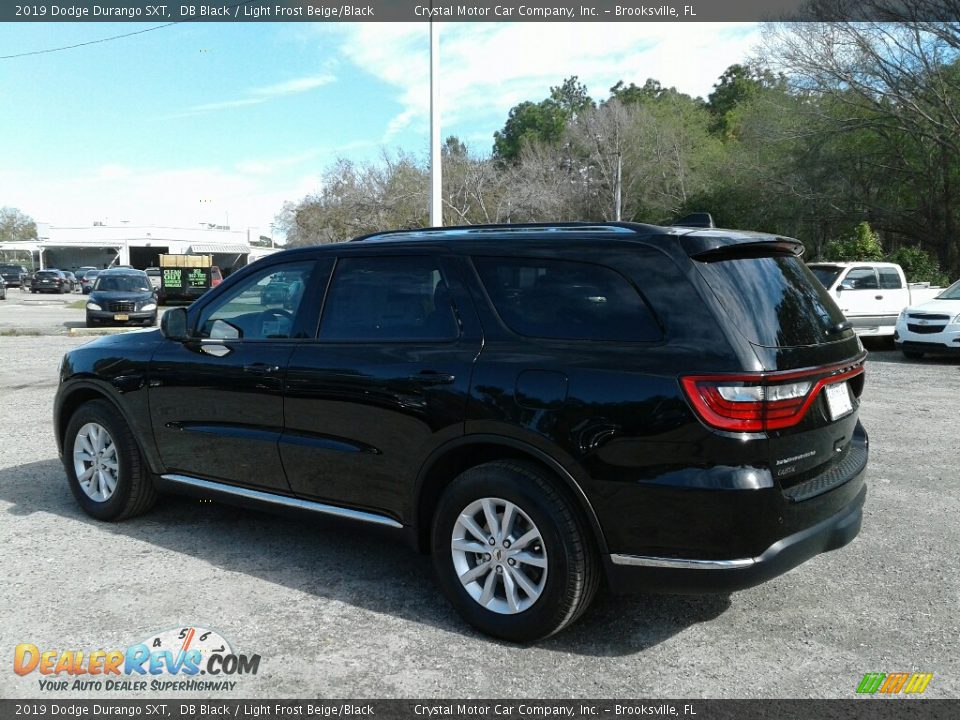 2019 Dodge Durango SXT DB Black / Light Frost Beige/Black Photo #3