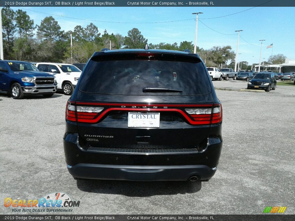 2019 Dodge Durango SXT DB Black / Light Frost Beige/Black Photo #4