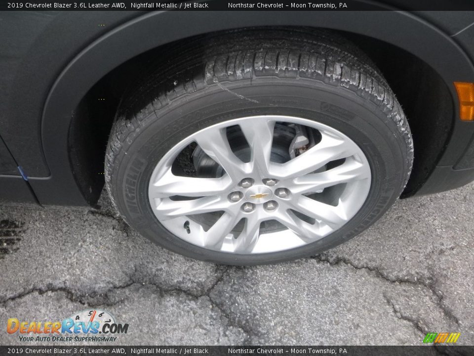 2019 Chevrolet Blazer 3.6L Leather AWD Nightfall Metallic / Jet Black Photo #9