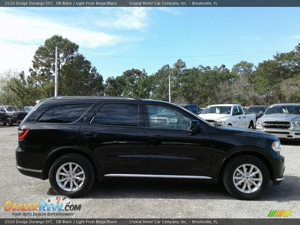 2019 Dodge Durango SXT DB Black / Light Frost Beige/Black Photo #6