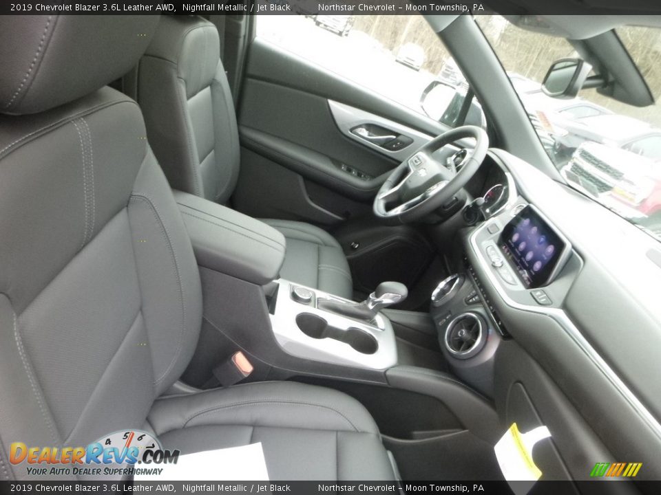 2019 Chevrolet Blazer 3.6L Leather AWD Nightfall Metallic / Jet Black Photo #10