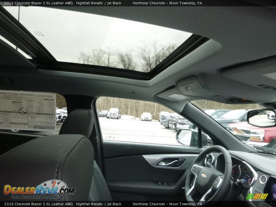 2019 Chevrolet Blazer 3.6L Leather AWD Nightfall Metallic / Jet Black Photo #12