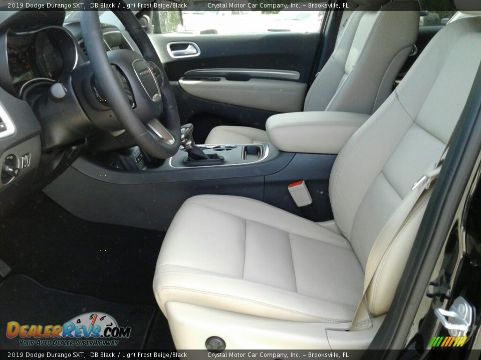 2019 Dodge Durango SXT DB Black / Light Frost Beige/Black Photo #9