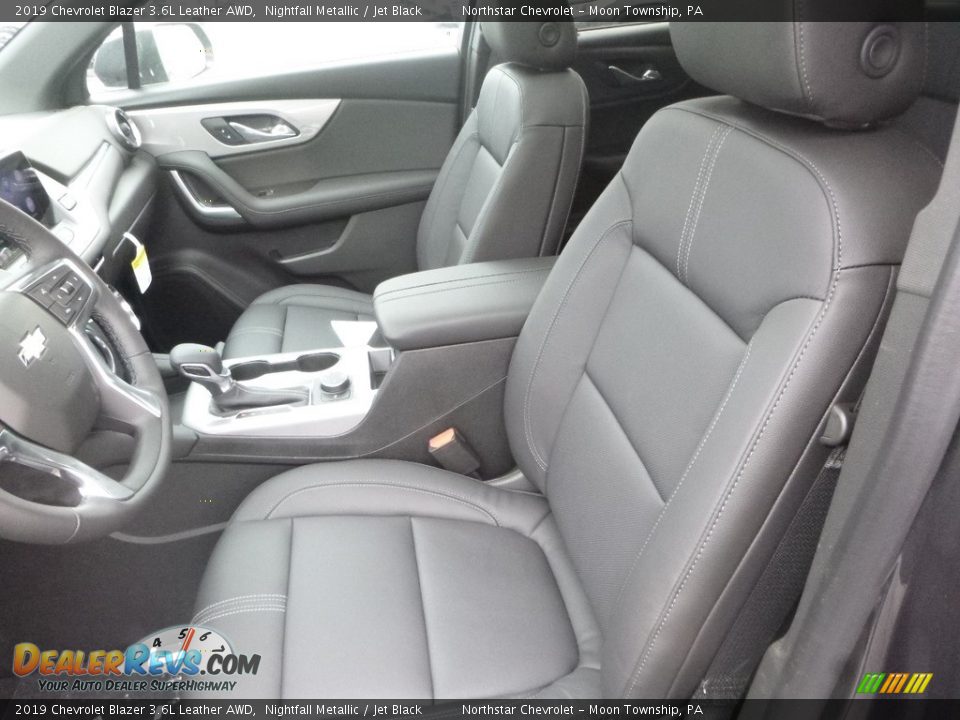 2019 Chevrolet Blazer 3.6L Leather AWD Nightfall Metallic / Jet Black Photo #15