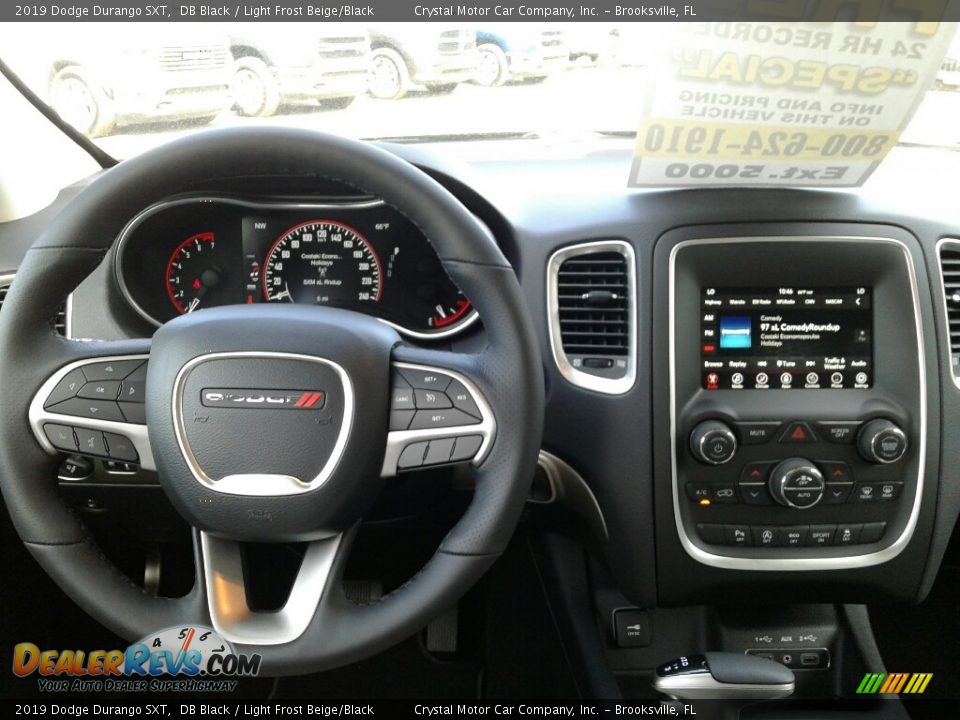 2019 Dodge Durango SXT DB Black / Light Frost Beige/Black Photo #13