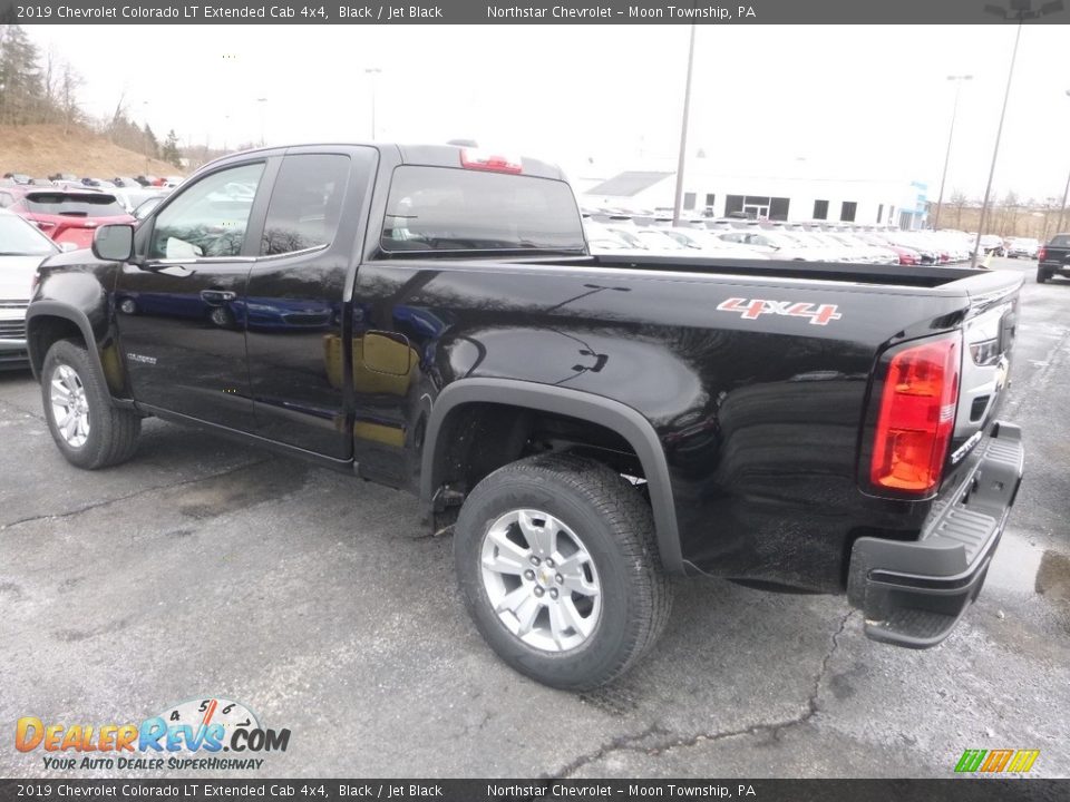 2019 Chevrolet Colorado LT Extended Cab 4x4 Black / Jet Black Photo #3