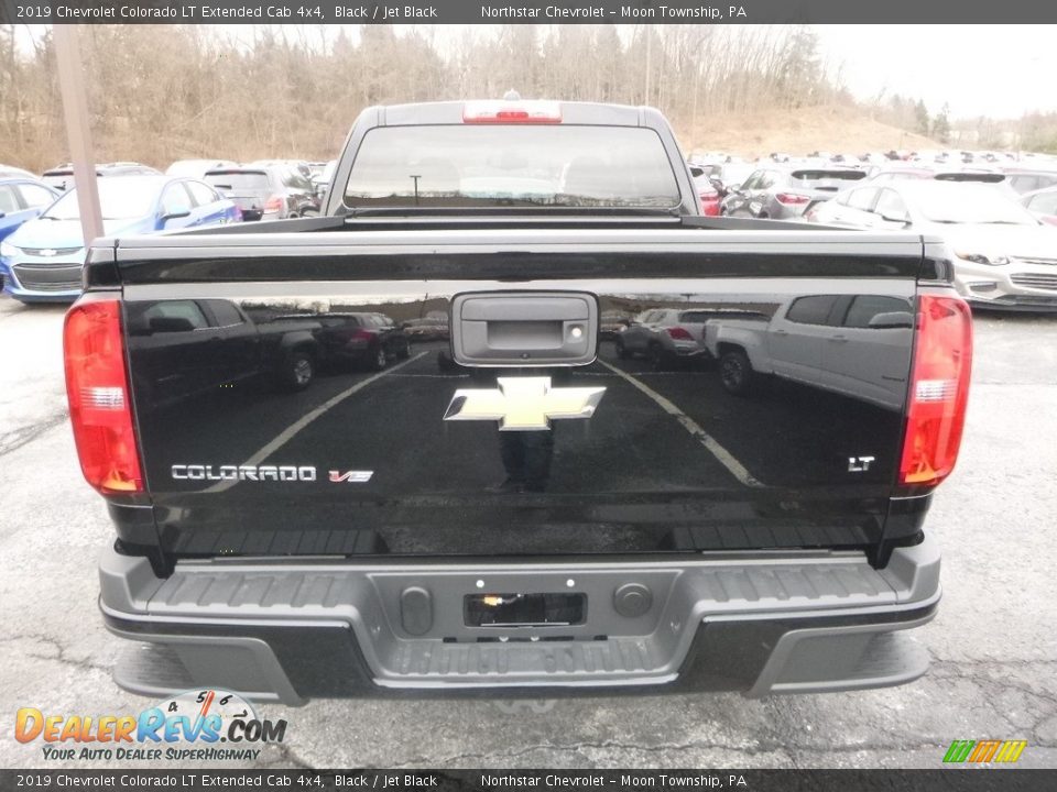 2019 Chevrolet Colorado LT Extended Cab 4x4 Black / Jet Black Photo #4